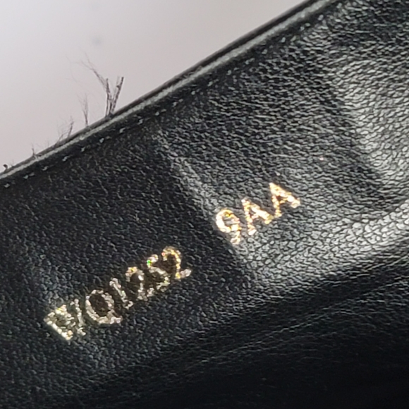 Lauren Ralph Lauren Croc Embossed Slingback Pointed Toe Leather Pumps. Size 9AA - Picture 7 of 7